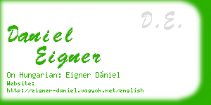 daniel eigner business card